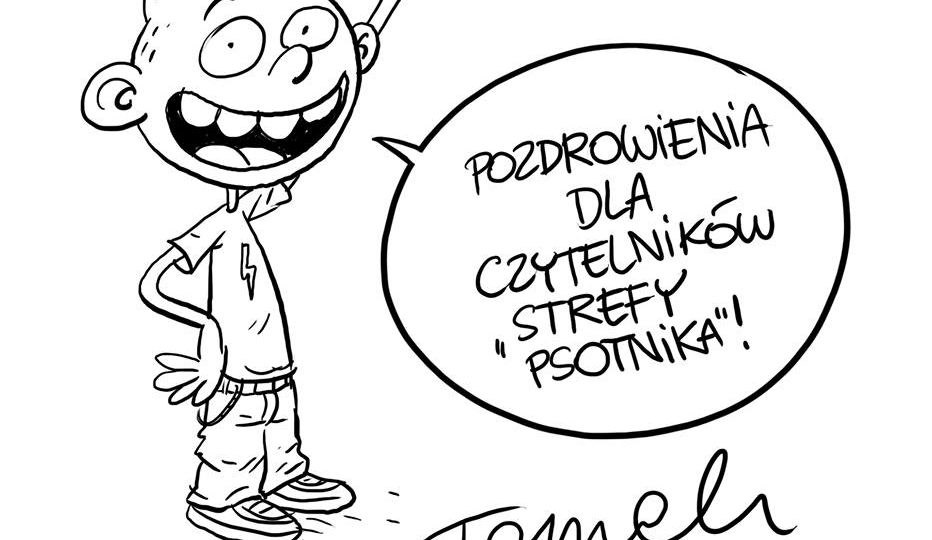 "Hej, Jędrek! Masz cykora!" ilustracja Tomasza Leśniaka