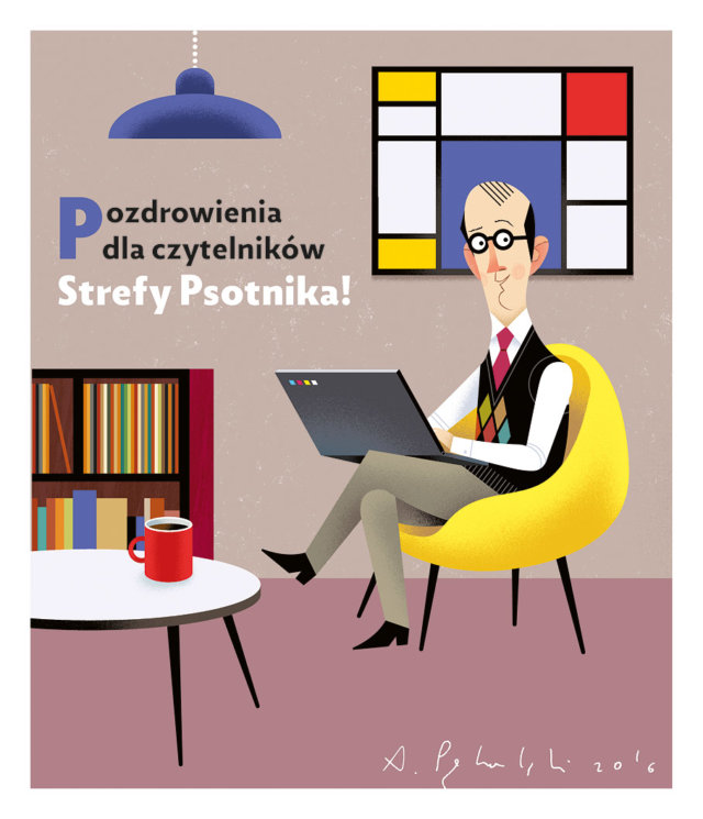 "Praktyczny pan" ilustracja Adama Pękalskiego