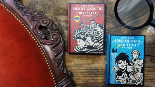 Olaf i Lena na tropie - powieści dla dzieci z historią w tle
