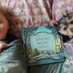 Siedem łóżek malutkiej Popielicy - książka dla tych, co się boją sami spać