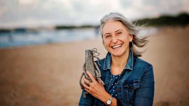 Roksana Jędrzejewska-Wróbel w rozmowie z Psotnikiem. Fot. Ewa Jezierska