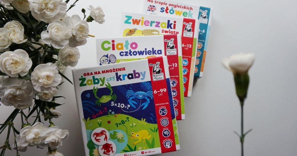 Edukacyjne gry planszowe Kapitan Nauka - idealne prezenty