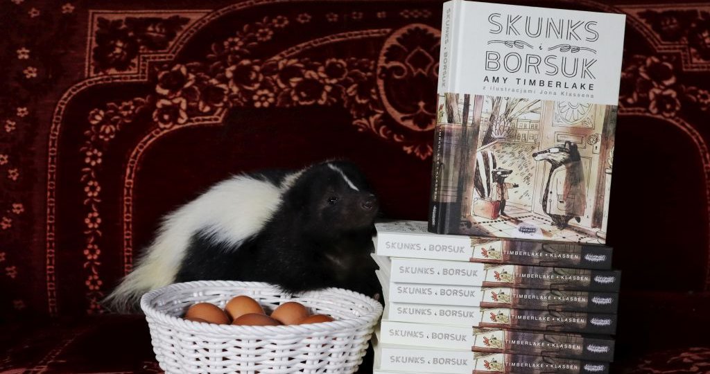 Skunks i Borsuk - powieść o przyjaźni z ilustracjami Jona Klassena