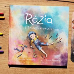 Książka dla dzieci o emocjach - Rózia i kolorowe emocje