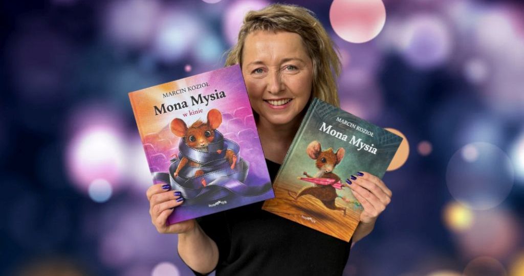 Książka dla dzieci o historii kina Mona Mysia w kinie