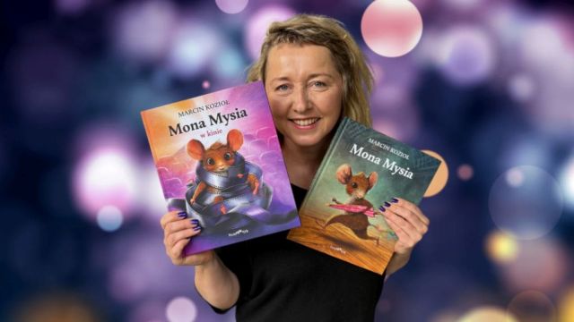 Książka dla dzieci o historii kina Mona Mysia w kinie