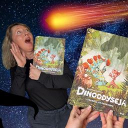 Dinoodyseja trzymający w napięciu komiks o dinozaurach